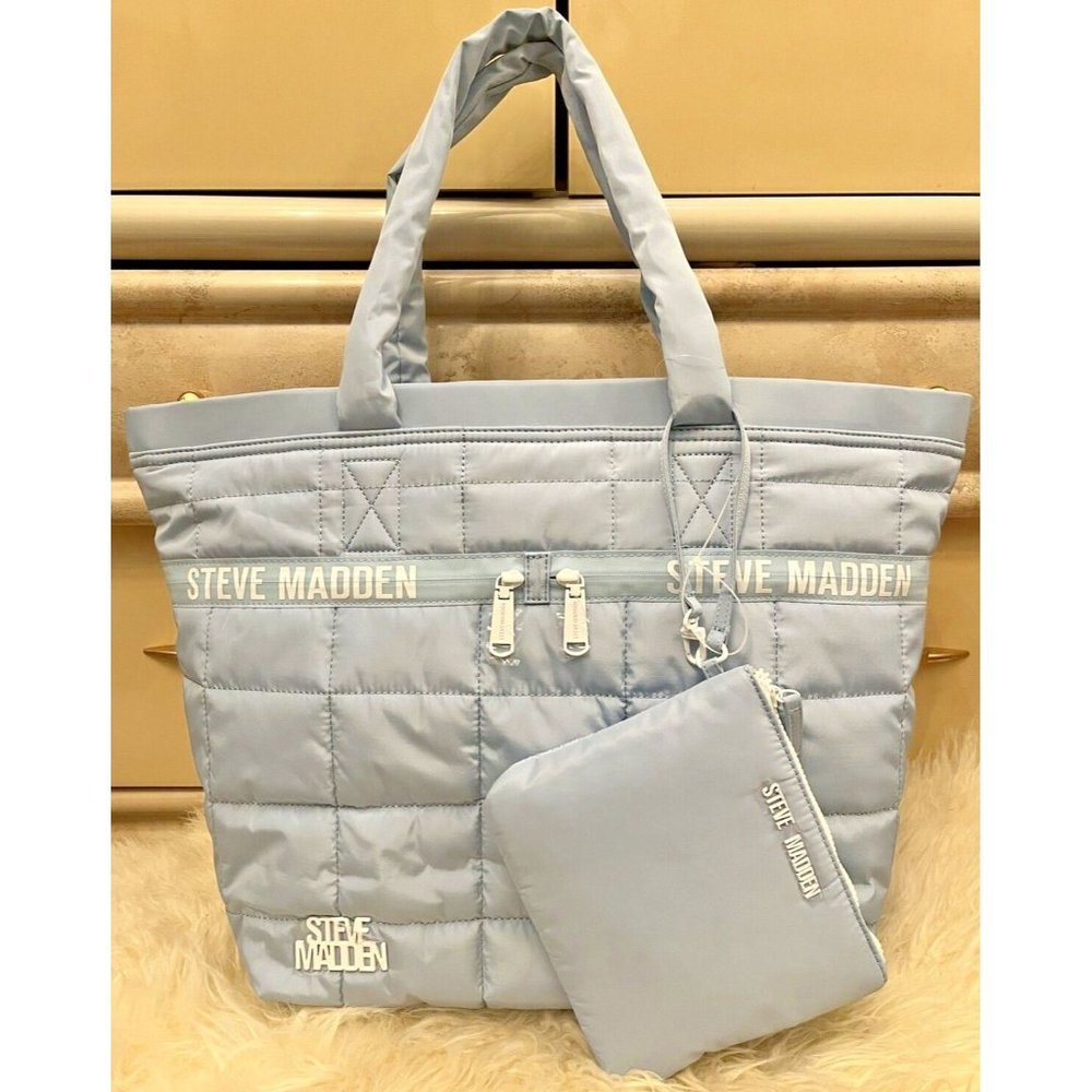NWT STEVE MADDEN LARGE PADDED TOTE WEEKENDER TRAVEL BAG VIRAL TIKTOK TRENDY